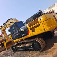 2024 Caterpillar 330D2 L crawler excavator, rear three-quarter view 2024 Caterpillar 330D2 L crawler excavator, rear three-quarter view