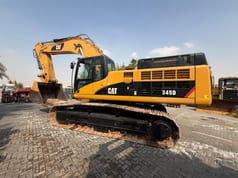 2011 Caterpillar 345D crawler excavator side view 2011 Caterpillar 345D crawler excavator side view
