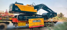 2026 Hyundai Robex 340L Smart crawler excavator side view 2026 Hyundai Robex 340L Smart crawler excavator side view
