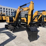 2026 Sany SY55U mini excavator, front three-quarter view 2026 Sany SY55U mini excavator, front three-quarter view