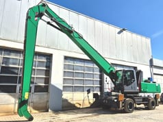 2019 Atlas 350MH material handler side view