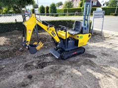 2025 Hy Demo XY-08 mini excavator, side view 2025 Hy Demo XY-08 mini excavator, side view
