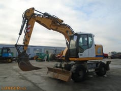 2014 Liebherr A914 COMPACT wheel excavator, side view