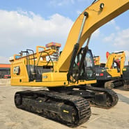 2023 Caterpillar 330GC crawler excavator, side view