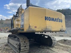 Komatsu PC850 SE crawler excavator, rear three-quarter view