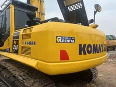 2022 Komatsu PC240-8 crawler excavator rear three-quarter view