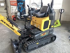 2023 New Holland E15X mini excavator, high-angle view