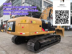 Pelle sur chenilles Caterpillar 320D2L 2023, vue arrière trois-quarts