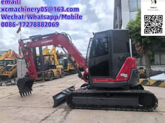 2023 Yanmar ViO85 mini excavator, side profile view 2023 Yanmar ViO85 mini excavator, side profile view