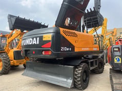 2023 Hyundai 210W-9 wheel excavator rear view