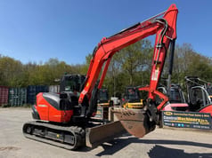2024 Kubota KX085-5 crawler excavator, side view