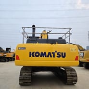 2019 Komatsu PC350-7 crawler excavator rear view 2019 Komatsu PC350-7 crawler excavator rear view