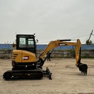 2026 Sany SY35U mini excavator, side view 2026 Sany SY35U mini excavator, side view