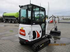 2023 Bobcat E19 V mini excavator, rear three-quarter view