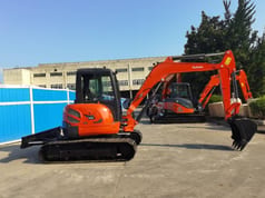 2024 Kubota KX155-5 mini excavator, side view 2024 Kubota KX155-5 mini excavator, side view