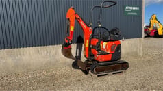 2019 Kubota U10-3 mini excavator, side view