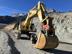 2009 Komatsu PC1250-8 crawler excavator, front three-quarter view 2009 Komatsu PC1250-8 crawler excavator, front three-quarter view