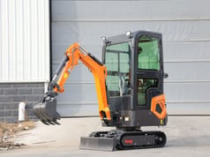 2025 Kubota MB 12-KS H mini excavator, side profile view 2025 Kubota MB 12-KS H mini excavator, side profile view