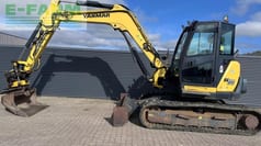 2018 Yanmar SV100 crawler excavator, side view