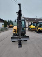 2017 Yanmar EC 35 D mini excavator, front view