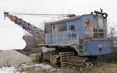 Weserhütte W12 Dragline, rear three-quarter view