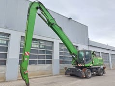 2005 Sennebogen 830 material handler, side profile view