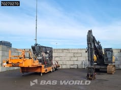 2013 Volvo EC380DHR UHD crawler excavator, side view