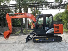 2023 Hitachi ZX60 crawler excavator side view 2023 Hitachi ZX60 crawler excavator side view