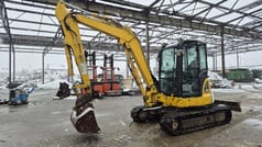 2021 Komatsu PC55MR-5 mini excavator, side view 2021 Komatsu PC55MR-5 mini excavator, side view