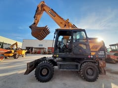 2019 Hyundai HW180 wheel excavator, side profile view 2019 Hyundai HW180 wheel excavator, side profile view