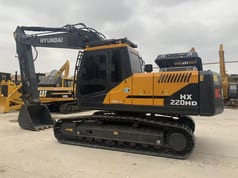 2024 Hyundai HX220HD crawler excavator, side profile view 2024 Hyundai HX220HD crawler excavator, side profile view
