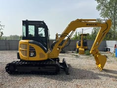 2023 Komatsu PC50MR-3 mini excavator, side view