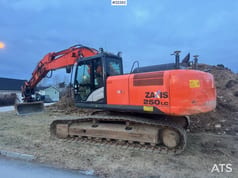 2014 Hitachi Zaxis 250LC crawler excavator, side view