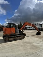 2016 Hitachi ZX85USB-5A crawler excavator, side view