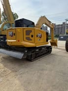 2021 Caterpillar 307.5 mini excavator rear three-quarter view