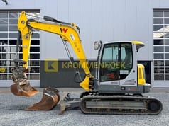 2022 Wacker Neuson EZ80 mini excavator, side view 2022 Wacker Neuson EZ80 mini excavator, side view
