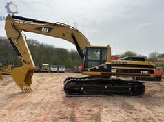 2018 Caterpillar 330BL crawler excavator side view