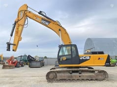 2002 JCB JS 330 LC crawler excavator side view