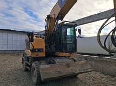 2021 Caterpillar M315F wheel excavator, front three-quarter view 2021 Caterpillar M315F wheel excavator, front three-quarter view