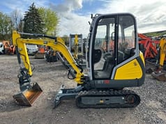 2024 Wacker Neuson ET18 mini excavator, side view 2024 Wacker Neuson ET18 mini excavator, side view