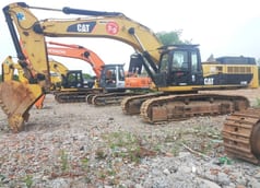 2022 Caterpillar 349DL crawler excavator, side profile view 2022 Caterpillar 349DL crawler excavator, side profile view