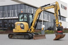 2019 Caterpillar 305.5E2 mini excavator, side view
