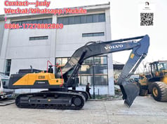 2022 Volvo EC350D crawler excavator side view