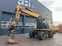2014 Caterpillar M315D wheel excavator, side view 2014 Caterpillar M315D wheel excavator, side view