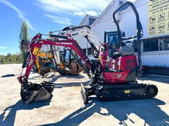 2024 Yanmar VIO12-2A mini excavator side view