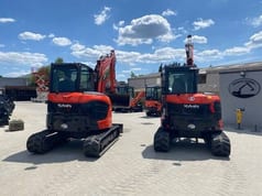 2021 Kubota U50-5 mini excavator front view