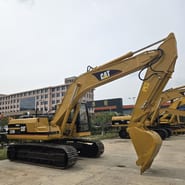 1998 Caterpillar 320B crawler excavator side view