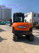 2023 Doosan mini excavator, rear view