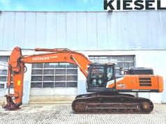 2021 Hitachi Zaxis 350 LCN-7 crawler excavator, side view