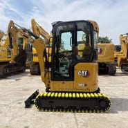 2023 Caterpillar 302CR mini excavator side view